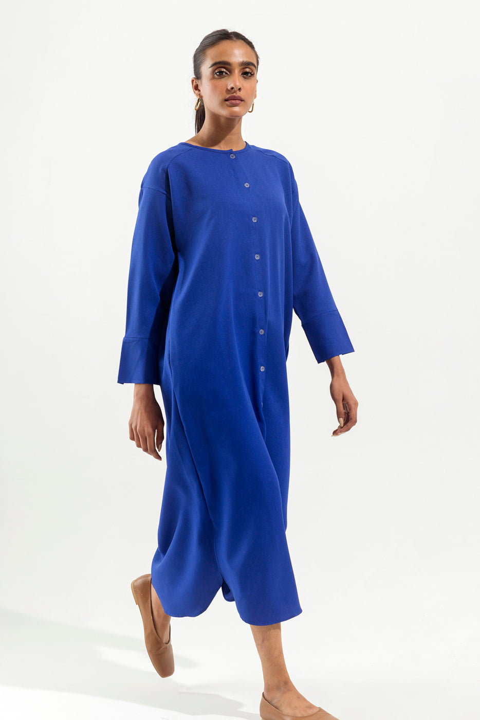 ELECTRIC BLUE LONG TUNIC