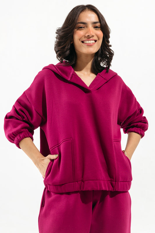 Magenta Hooded Tracksuit