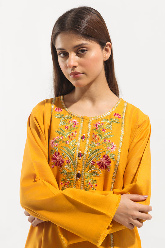 EMBROIDERED MULTI NEPS SHIRT (PRET)