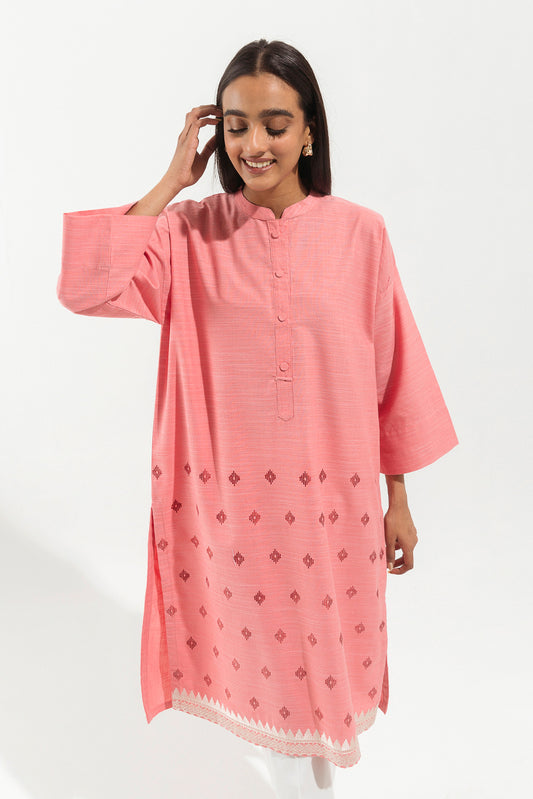 EMBROIDERED MIX SHIRT (PRET)