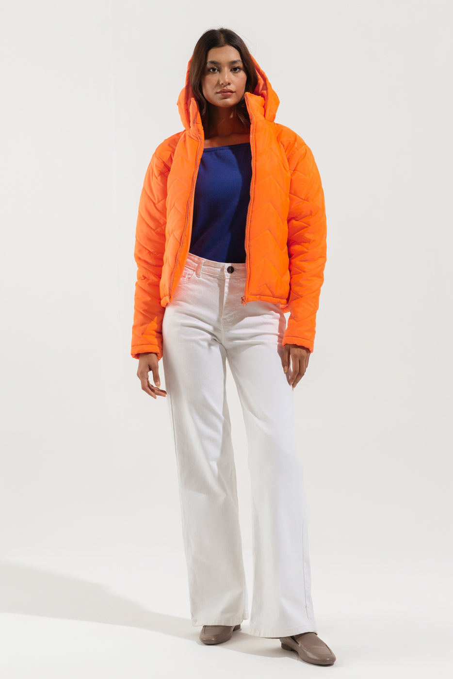 Vibrant Orange Jacket