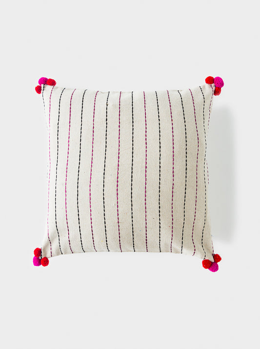 EMBROIDERED CUSHION COVER