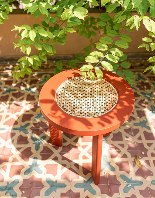 Amber- Rattan Table