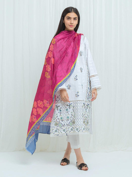 PEARLY PERFECTION DUPATTA - 1 PIECE