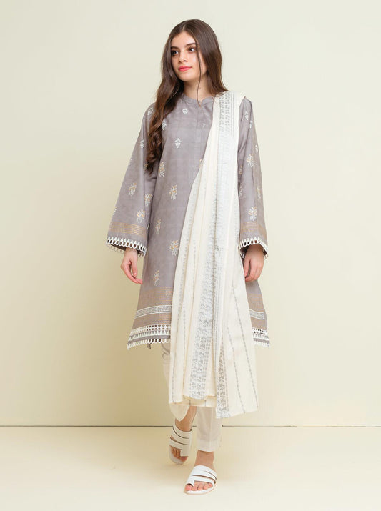 PRINTED SHIRT WITH DUPATTA