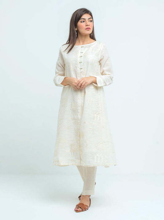 EMBROIDERED SHIRT WITH DUPATTA