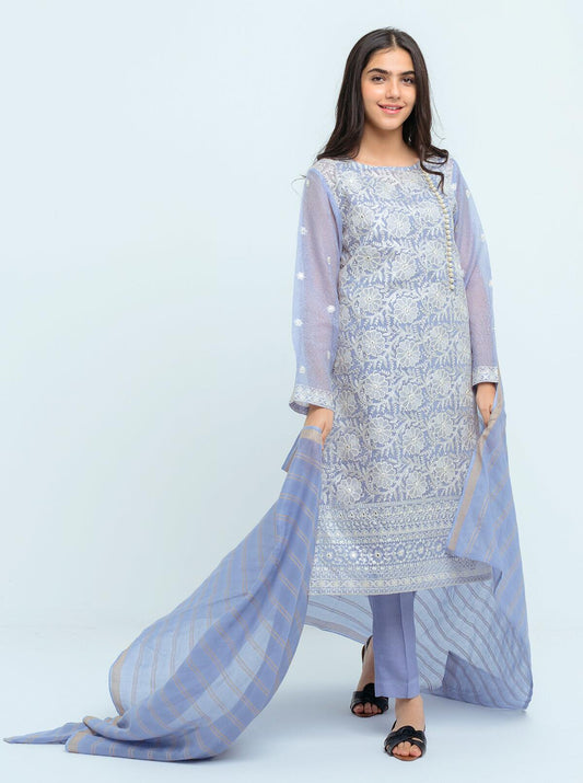 EMBROIDERED SHIRT WITH DUPATTA