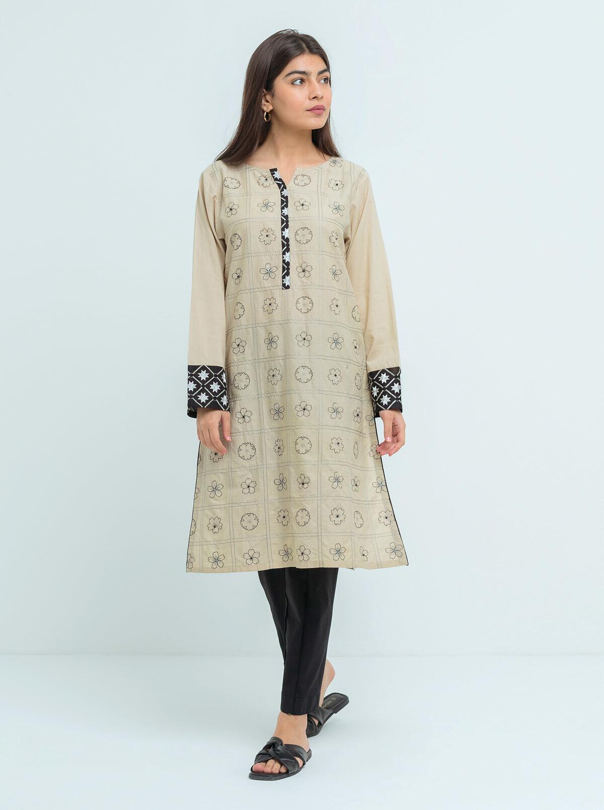 EMBROIDERED LAWN SHIRT (PRET)