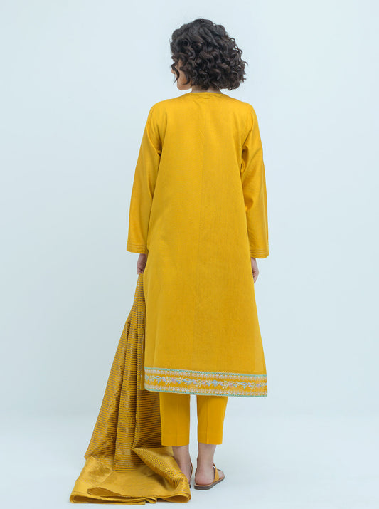 EMBROIDERED SHIRT WITH DUPATTA