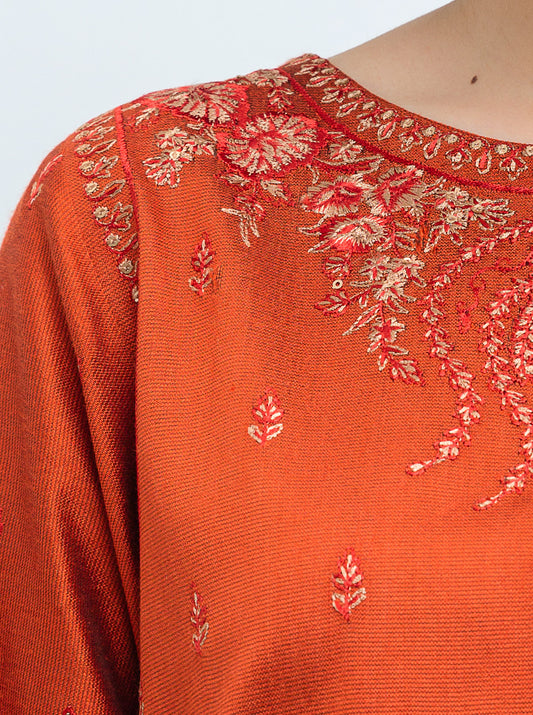 EMBROIDERED SHIRT WITH DUPATTA