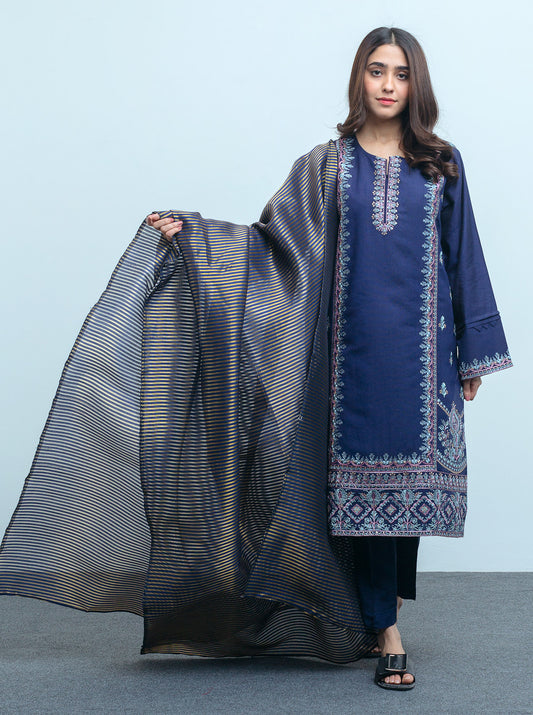 EMBROIDERED SHIRT WITH DUPATTA AND PANT