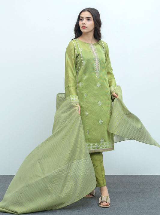 EMBROIDERED SHIRT WITH DUPATTA