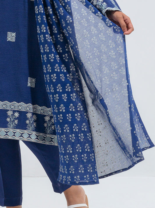 EMBROIDERED SHIRT WITH DUPATTA