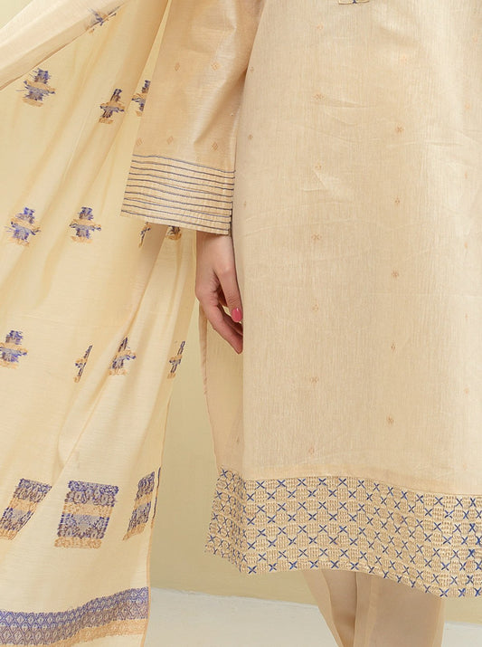 EMBROIDERED SHIRT WITH DUPATTA