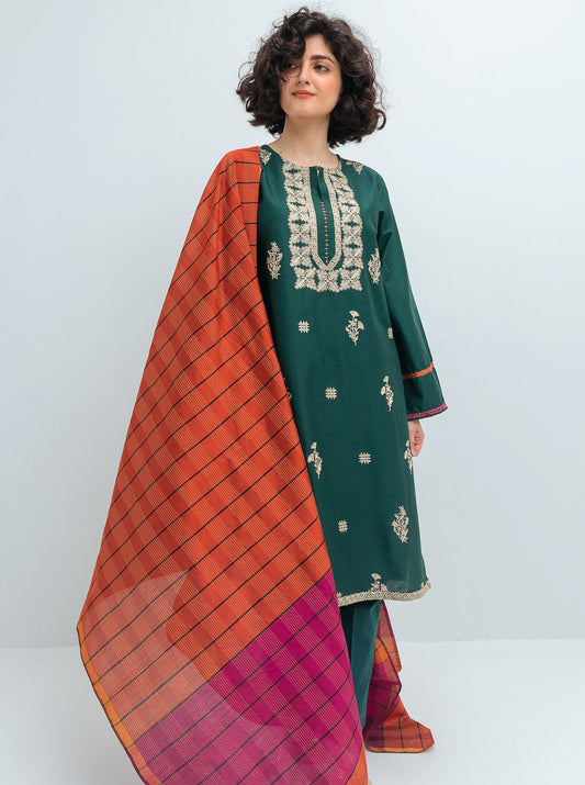 EMBROIDERED SHIRT WITH DUPATTA