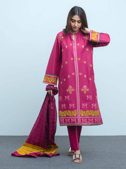 EMBROIDERED SHIRT WITH DUPATTA