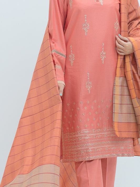 EMBROIDERED SHIRT WITH DUPATTA