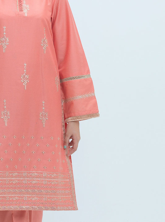 EMBROIDERED SHIRT WITH DUPATTA