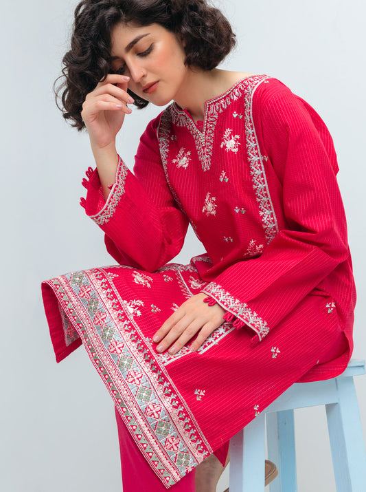 EMBROIDERED SHIRT WITH PANT