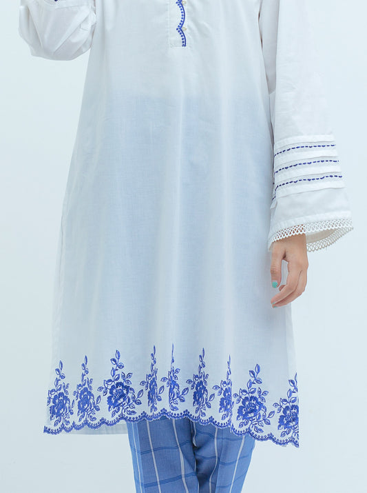 EMBROIDERED LAWN SHIRT (PRET)