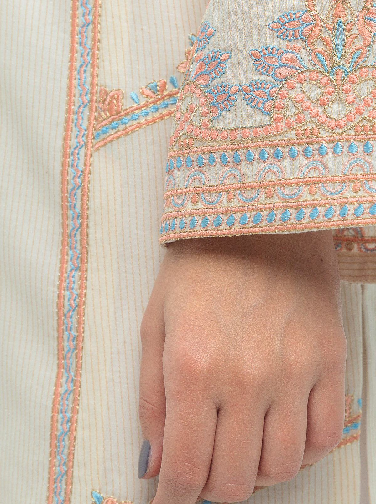 EMBROIDERED LAWN SHIRT (PRET)