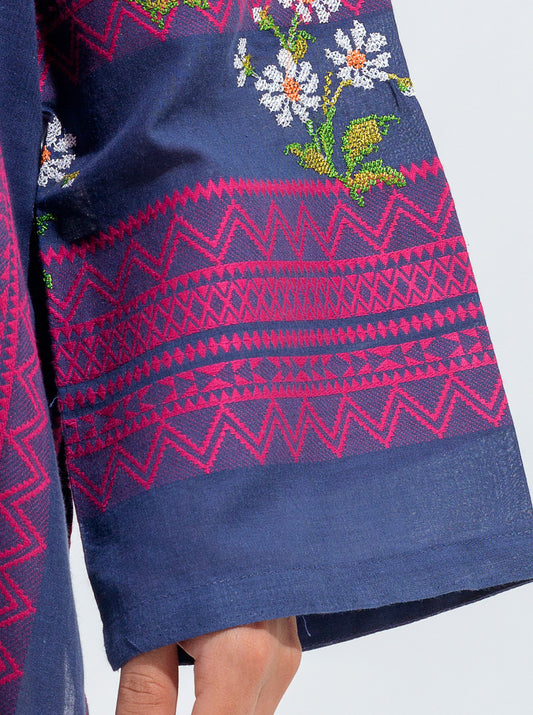 EMBROIDERED JACQUARD SHIRT (PRET)