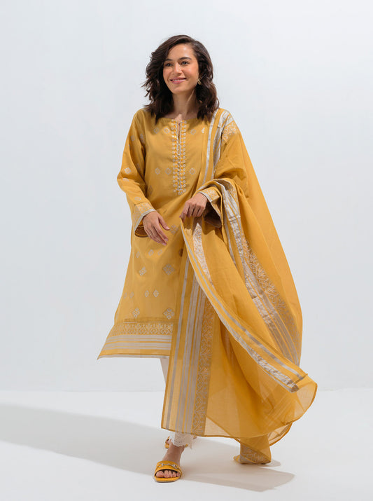 EMBROIDERED SHIRT WITH DUPATTA