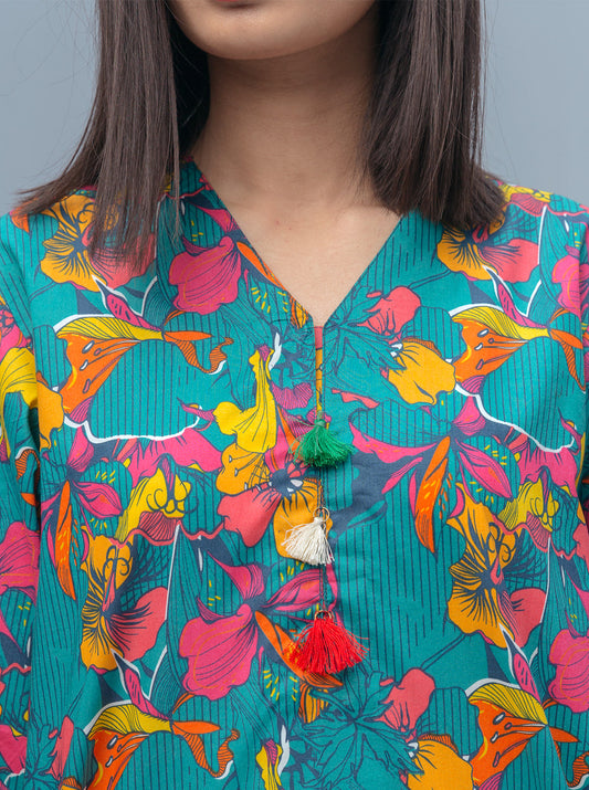 PRINTED LAWN SHIRT (PRET)