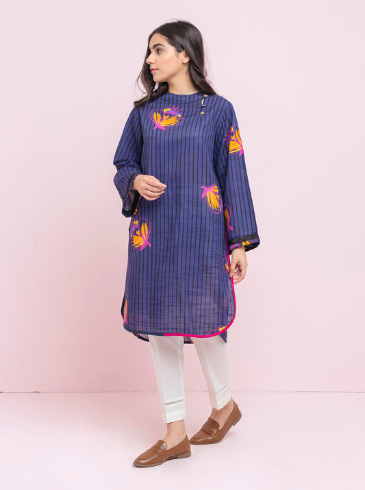 PRINTED KHADDAR SHIRT (PRET)