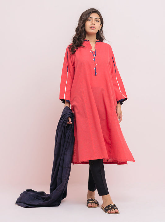 Basic Shirt With Dupatta