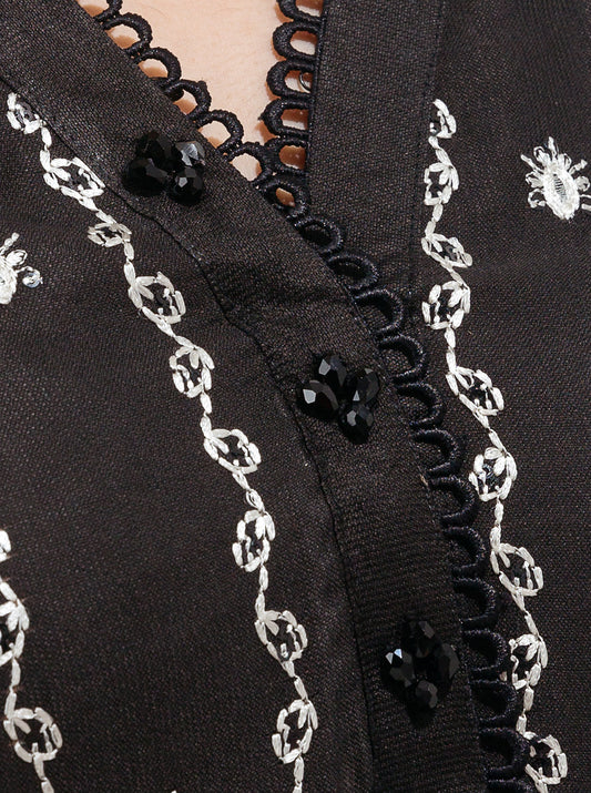 EMBROIDERED SHIRT WITH DUPATTA