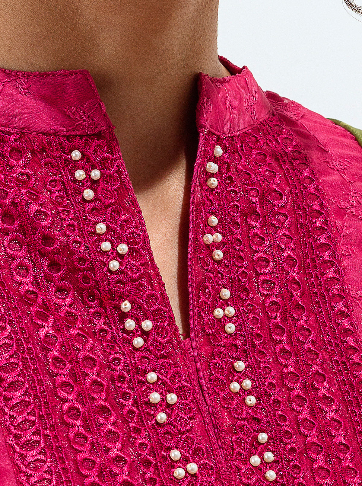 EMBROIDERED SHIRT WITH DUPATTA