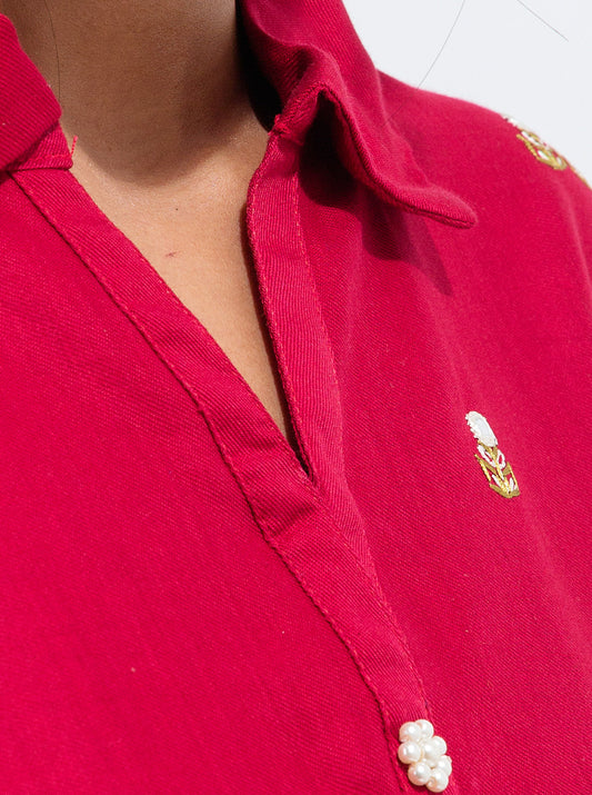 EMBROIDERED SHIRT