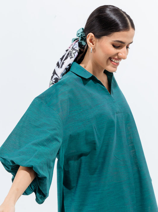 TEXTURED GREEN CO-ORD SET