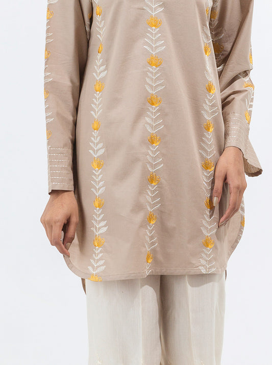 EMBROIDERED CAMBRIC SHIRT (PRET)