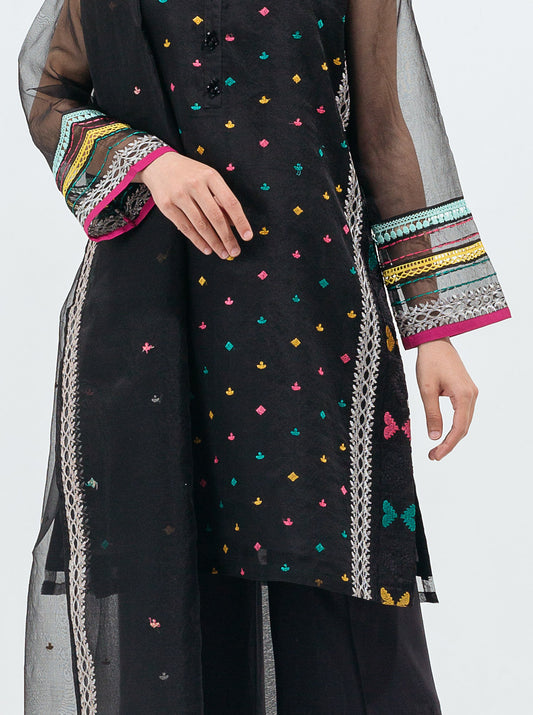 EMBROIDERED SHIRT WITH DUPATTA