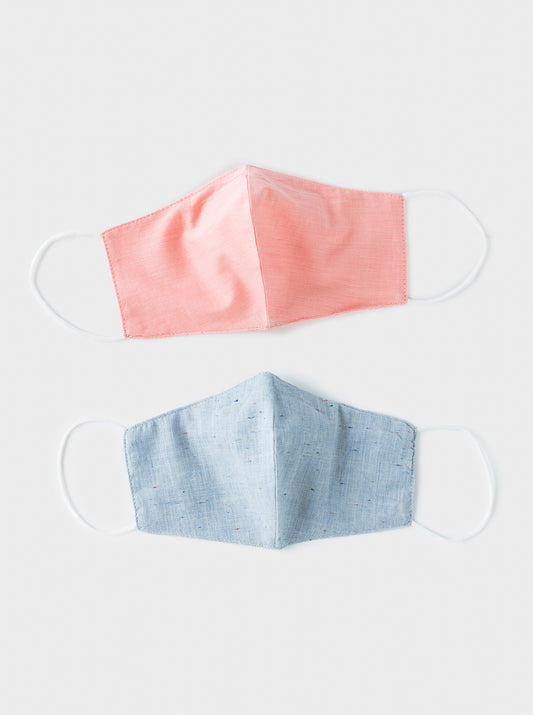 FABRIC FACE MASKS (PACK OF 2)