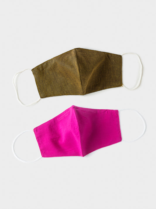 FABRIC FACE MASKS (PACK OF 2)