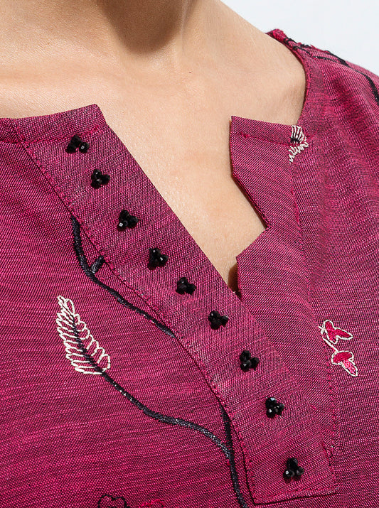 EMBROIDERED SHIRT