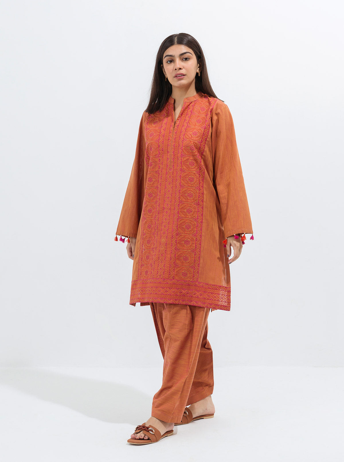 EMBROIDERED SHIRT WITH SHALWAR